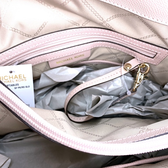 Sold! New Michael Kors Jet Set Rose Gold Lge Tote - Picture 2 of 4